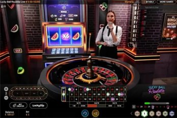 Lucky Ball Roulette Live Live Casino Screenshot Image