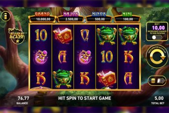 Mega Fire Blaze: 3 Wizards Slot Game Screenshot Image
