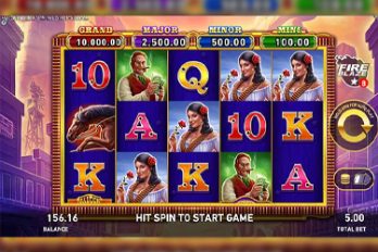 Mega Fire Blaze: Wild Pistolero Slot Game Screenshot Image