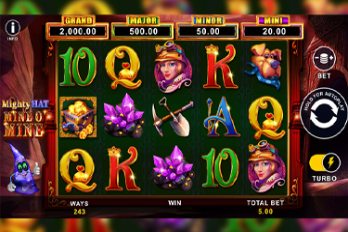 Mighty Hat: Mine O Mine Slot Game Screenshot Image