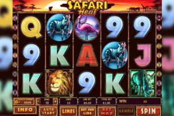Safari Heat Slot Game Screenshot Image