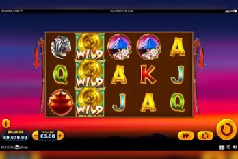 Samurai Fury Slot Game Screenshot Image