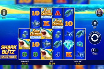 Sharks Blitz Slot Game Screenshot Image
