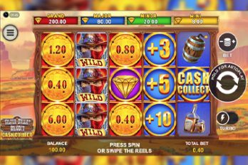 Silver Bullet Bandit: Ca$h Collect Slot Game Screenshot Image