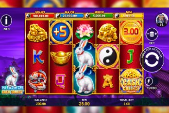 Yu Tu Jin Cai: Ca$h Collect Slot Game Screenshot Image