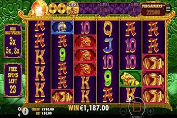 5 Lions Megaways 2 Slot Game Screenshot Image