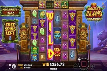Ancient Island Megaways Slot Game Screenshot Image
