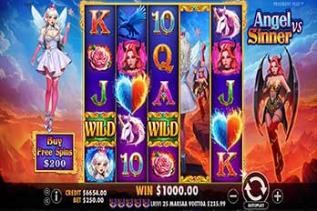 Angel vs Sinner Slot Game Screenshot Image
