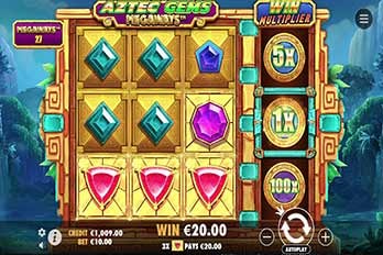 Aztec Gems Megaways Slot Game Screenshot Image