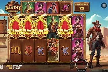 Bandit Megaways Slot Game Screenshot Image