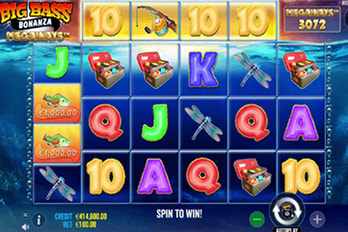 Big Bass Bonanza Megaways Slot Game Screenshot Image