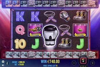 Big Bass Boxing Bonus Round Slot Game Screenshot Image