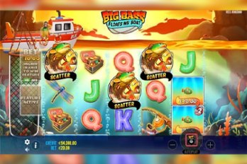 Big Bass Floats My Boat Slot Game Screenshot Image
