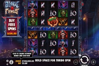 Blade and Fangs Slot Game Screenshot Image
