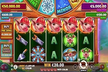 Brick House Bonanza Slot Game Screenshot Image