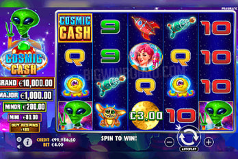 Cosmic Cash Slot Game Screenshot Image