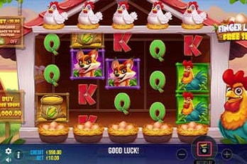 Finger Lick n Free Spins Slot Game Screenshot Image