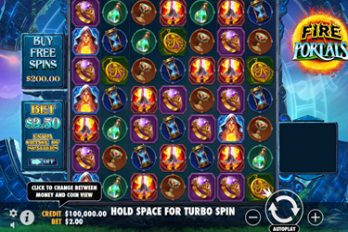 Fire Portals Slot Game Screenshot Image