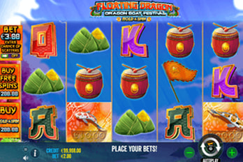 Floating Dragon: Dragon Boat Festival Slot Game Screenshot Image
