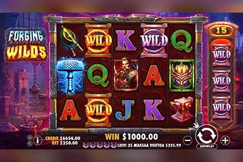 Forging Wilds Slot Game Screenshot Image