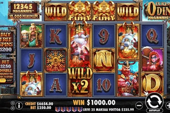 Fury of Odin Megaways Slot Game Screenshot Image