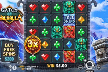Gates Of Valhalla Slot Game Screenshot Image