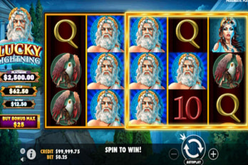 Lucky Lightning Slot Game Screenshot Image