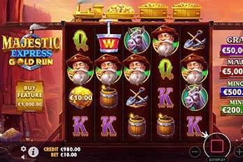 Majestic Express - Gold Run Slot Game Screenshot Image