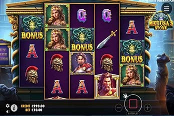 Medusa's Stone Slot Game Screenshot Image