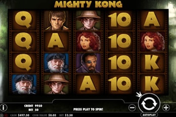Mighty Kong Slot Game Screenshot Image