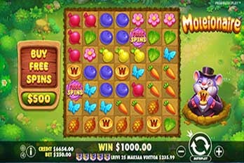 Moleionaire  Slot Game Screenshot Image