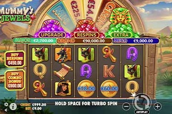 Mummys Jewels Slot Game Screenshot Image