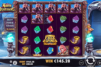 Pragmatic Play North Guardians Slot Game Screenshot Image
