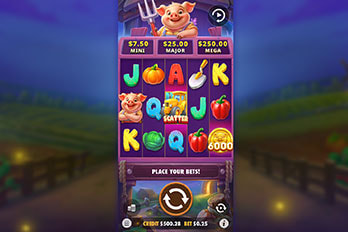 Pig Farm Slot Game Screenshot Image