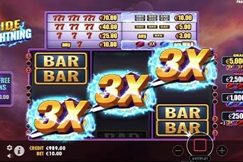 Ride The Lightning Slot Game Screenshot Image