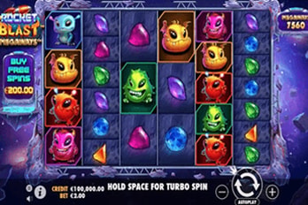 Rocket Blast Megaways Slot Game Screenshot Image