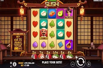 Running Sushi Slot Game Screenshot Image