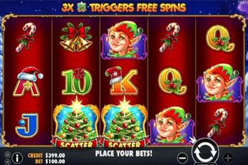 Santa's Great Gifts Slot Game Screenshot Image