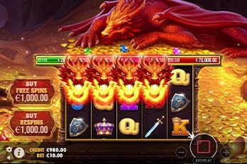 Sleeping Dragon Slot Game Screenshot Image