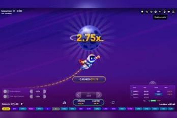 Spaceman Crash Game Screenshot Image