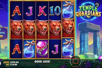 Temple Guardians Slot Game Screenshot Image