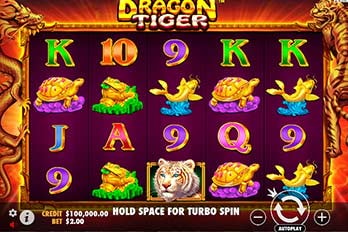 The Dragon Tiger Slot Game Screenshot Image