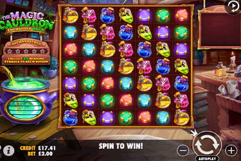 The Magic Cauldron Enchanted Brew Slot Game Screenshot Image