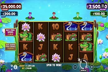 Tiny Toads  Slot Game Screenshot Image
