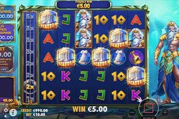Waves of Poseidon Slot Game Screenshot Image