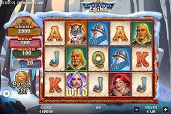 Crystal Queens Coins Slot Game Screenshot Image