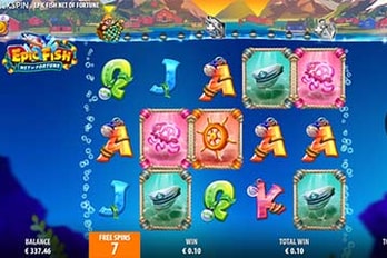 Epic Fish Net of Fortune Slot Game Screenshot Image