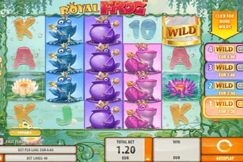 Royal Frog Slot Game Screenshot Image