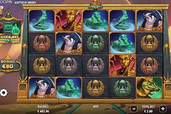Scepter of Anubis Slot Game Screenshot Image