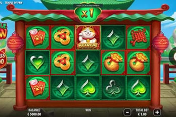 Temple of Paw Slot Game Screenshot Image